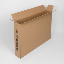 Boîte d'emballage en carton recyclé pour 32 verres avec croisillons, pour  le déplacement et le rangement