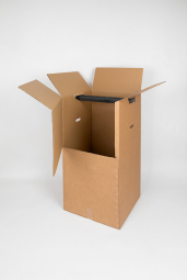 Caisse-penderie carton de déménagement double cannelure 50x50x155 cm (lot  de 5) - La Poste