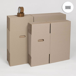 Kit cartons déménagement T3-T4 avec 3 rouleaux d'adhésif gratuits :  : Fournitures de bureau