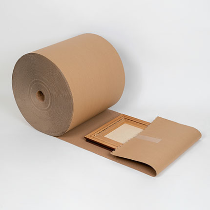 rouleau) carton ondulé simple face 420 g/m² - épaisseur 4 mm laize 200cm -  La Poste